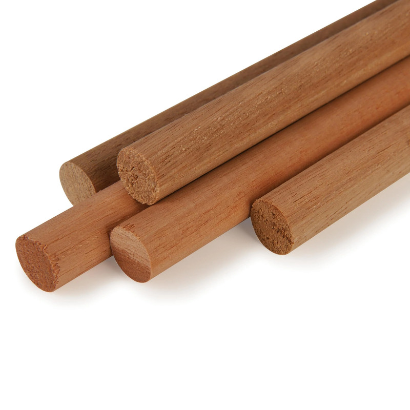 Handi Craft 12" Round Wood Dowel Pack - Diameter:1/2"